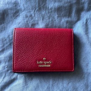 Red Kate Spade Wallet